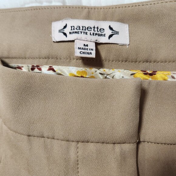 Nanette Lepore NWT High Rise Pleated Wide Leg Slacks Pants Medium - Picture 6 of 10